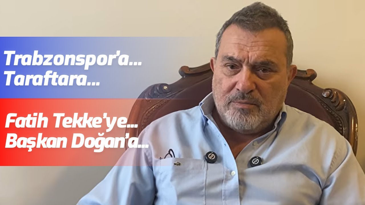 Trabzonspor'a... Taraftara... Fatih Tekke'ye... Başkan Ertuğrul Doğan'a...