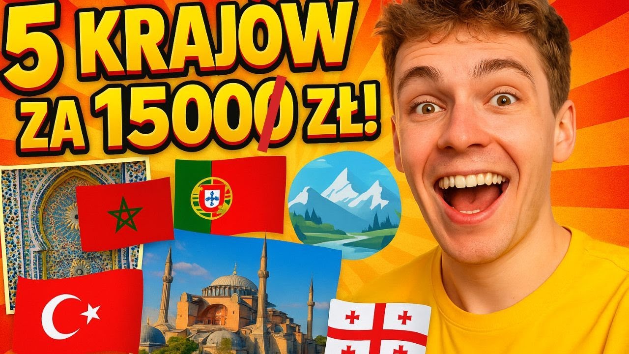 5 Krajów, Które Odwiedzisz za 1500 zł! (Tanie Podróże 2025 – Szokujące Ceny!)