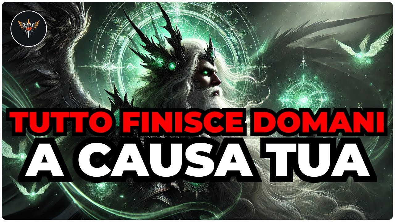 PRESCELTO, TUTTO FINISCE DOMANI A CAUSA DELLE TUE AZIONI, DIO LO HA DECRETATO