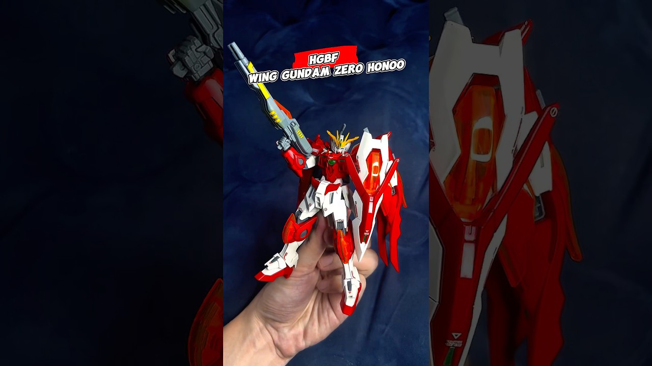 HGBF Wing Gundam Zero Honoo Bandai Part 1 | Transformation | #gunpla #gundam #shorts #gundambuilder