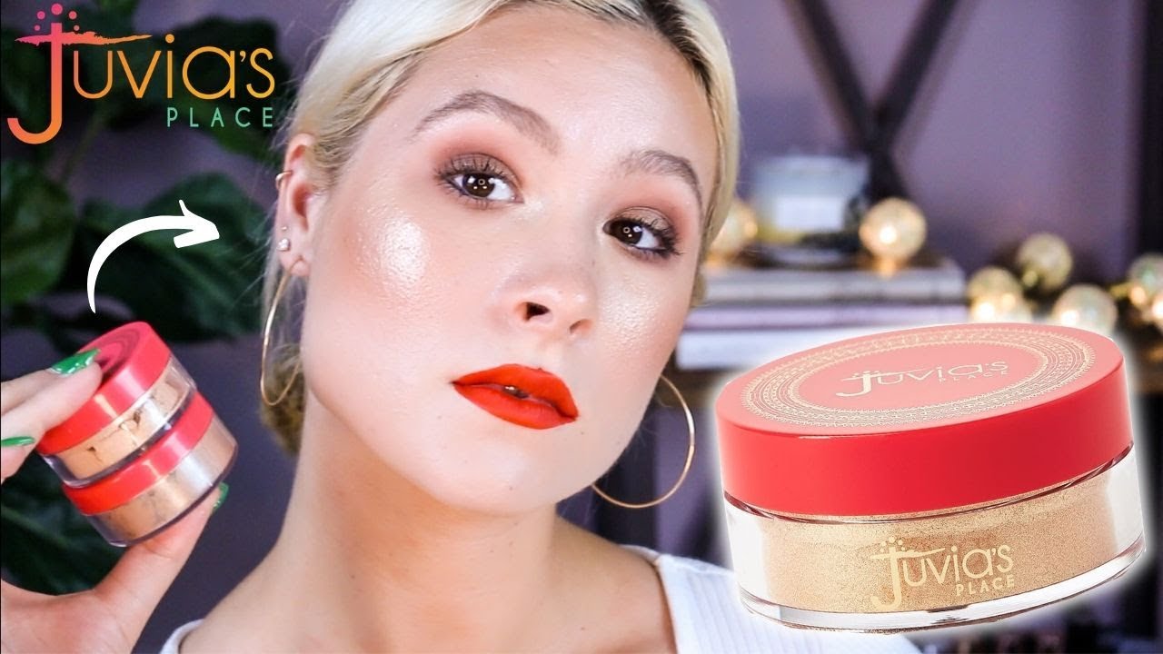 JUVIUS PLACE HIGHLIGHTER REVIEW | THE JUVIUS PLACE LOOSE  HIGHLIGHTERS SWATCHES & REVIEW!!
