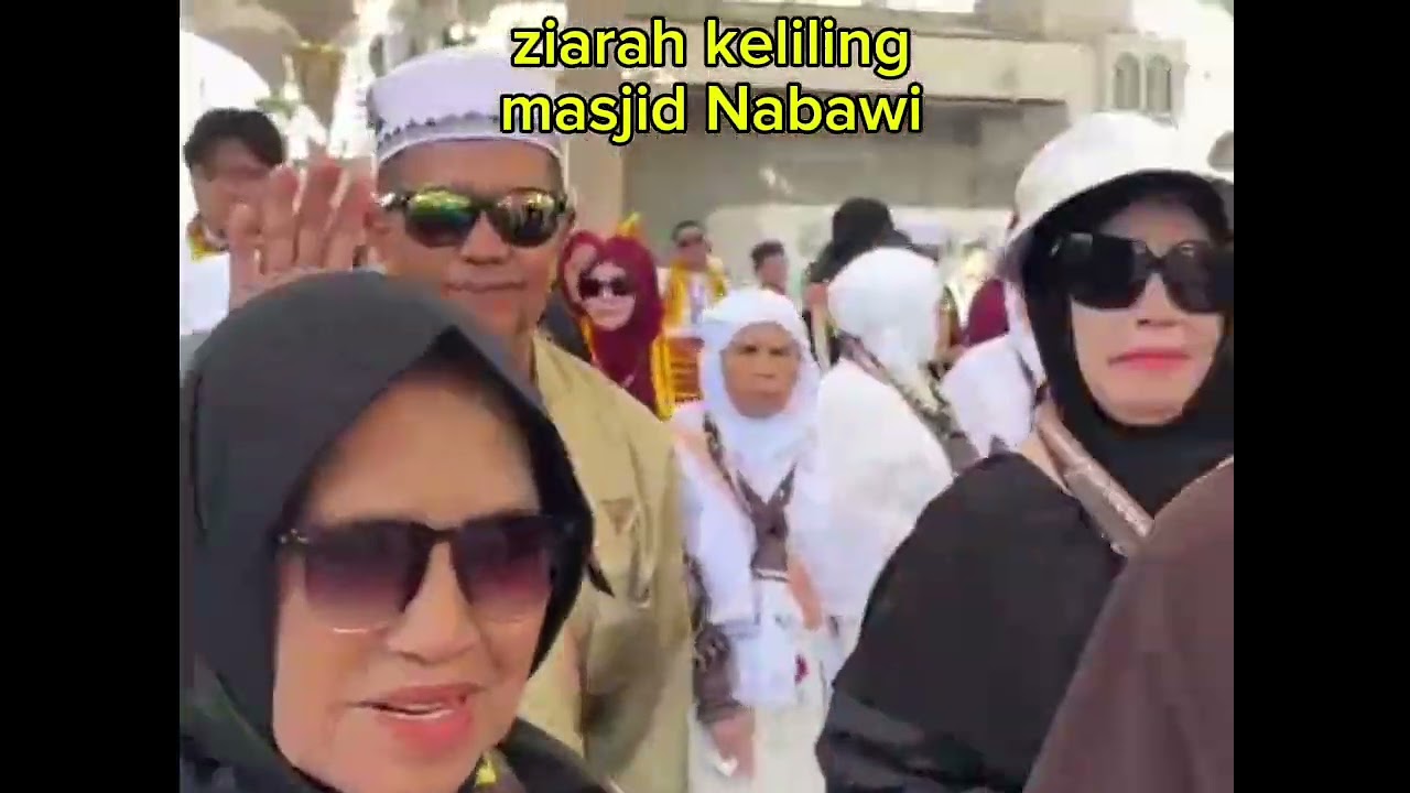 Jamaah umroh kiswah tour ziarah keliling masjid Nabawi 