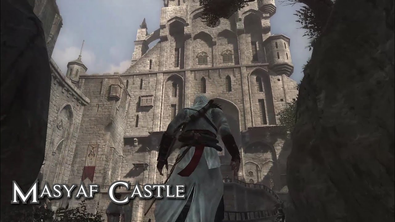 Walking around the Masyaf castle in Assassins Creed 1