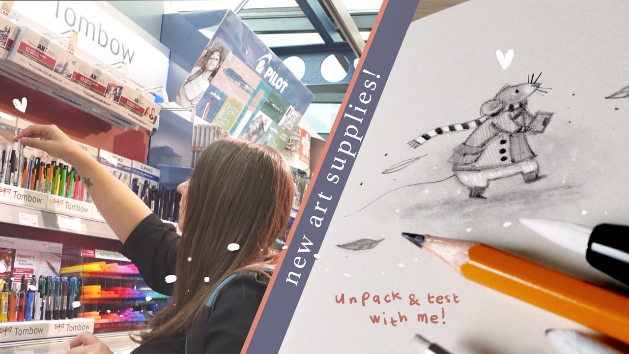 Shopping for Art Supplies in Germany again! • Art supply Haul in Aachen