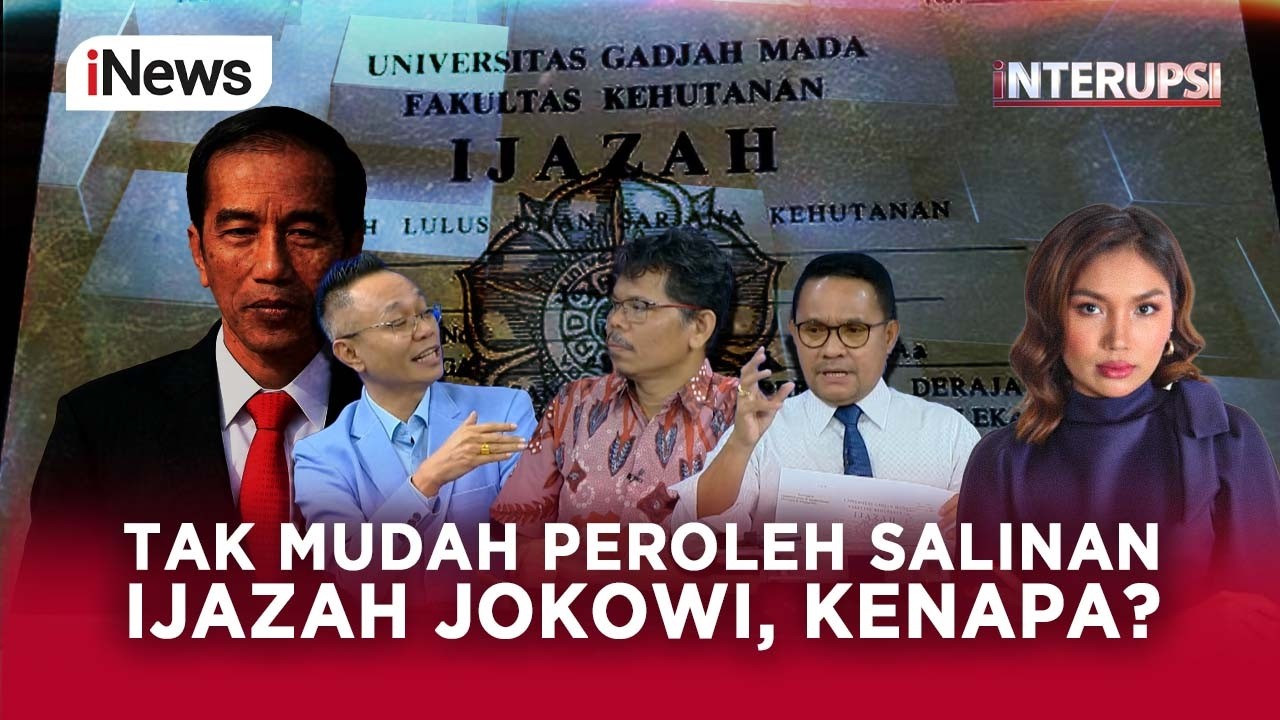 Pengacara Roy sebut ada Upaya Tutupi Informasi Ijazah Jokowi, ini Kata Ade Darmawan | Interupsi 12/2