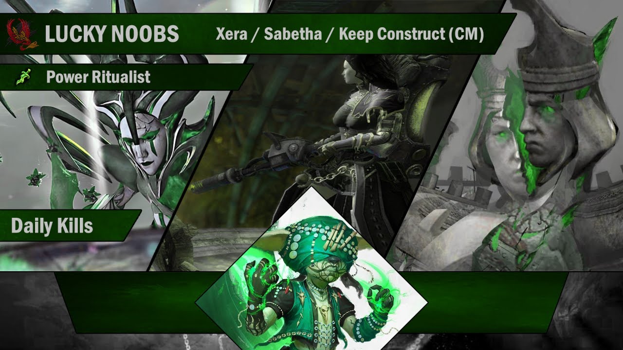 [LN] Daily KC CM (2:41) / Xera (3:16) / Sabetha (1:49) - Power Ritualist PoV #GW2