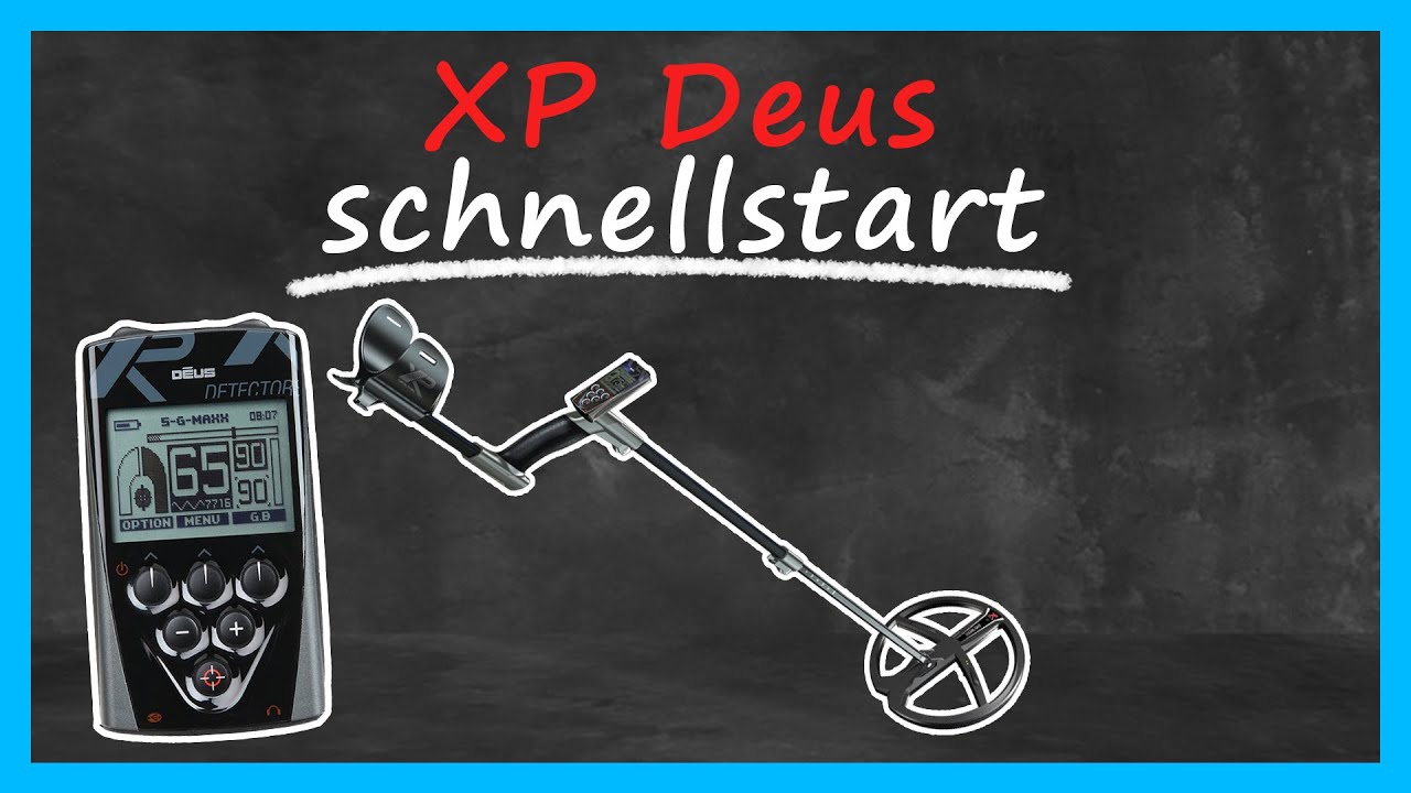 XP DEUS Schnellstart Anleitung