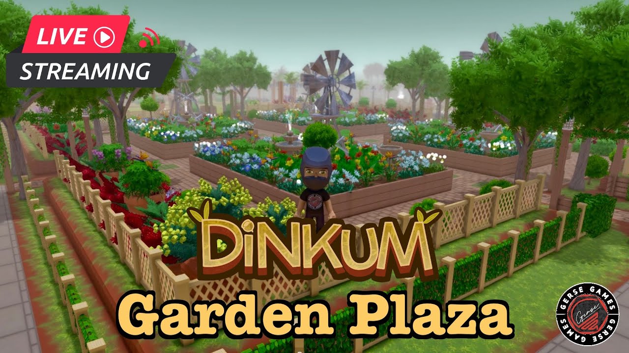 Dinkum Let's Build a Garden Plaza