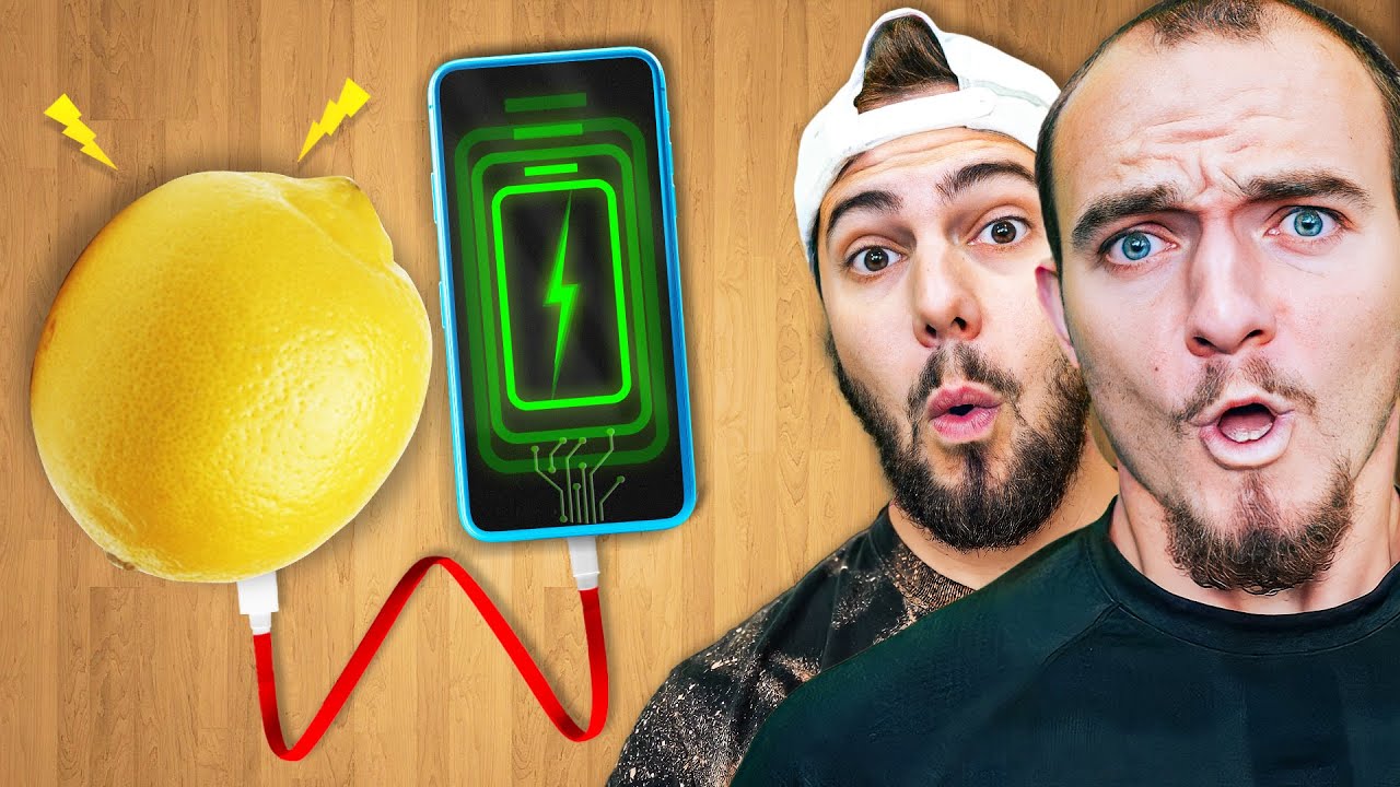 Powering a Phone Using a Lemon
