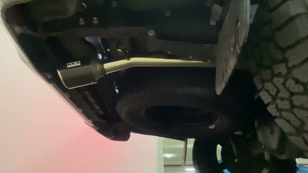 HKS Legamax exhaust on 2021 Hilux E Spec 2.4