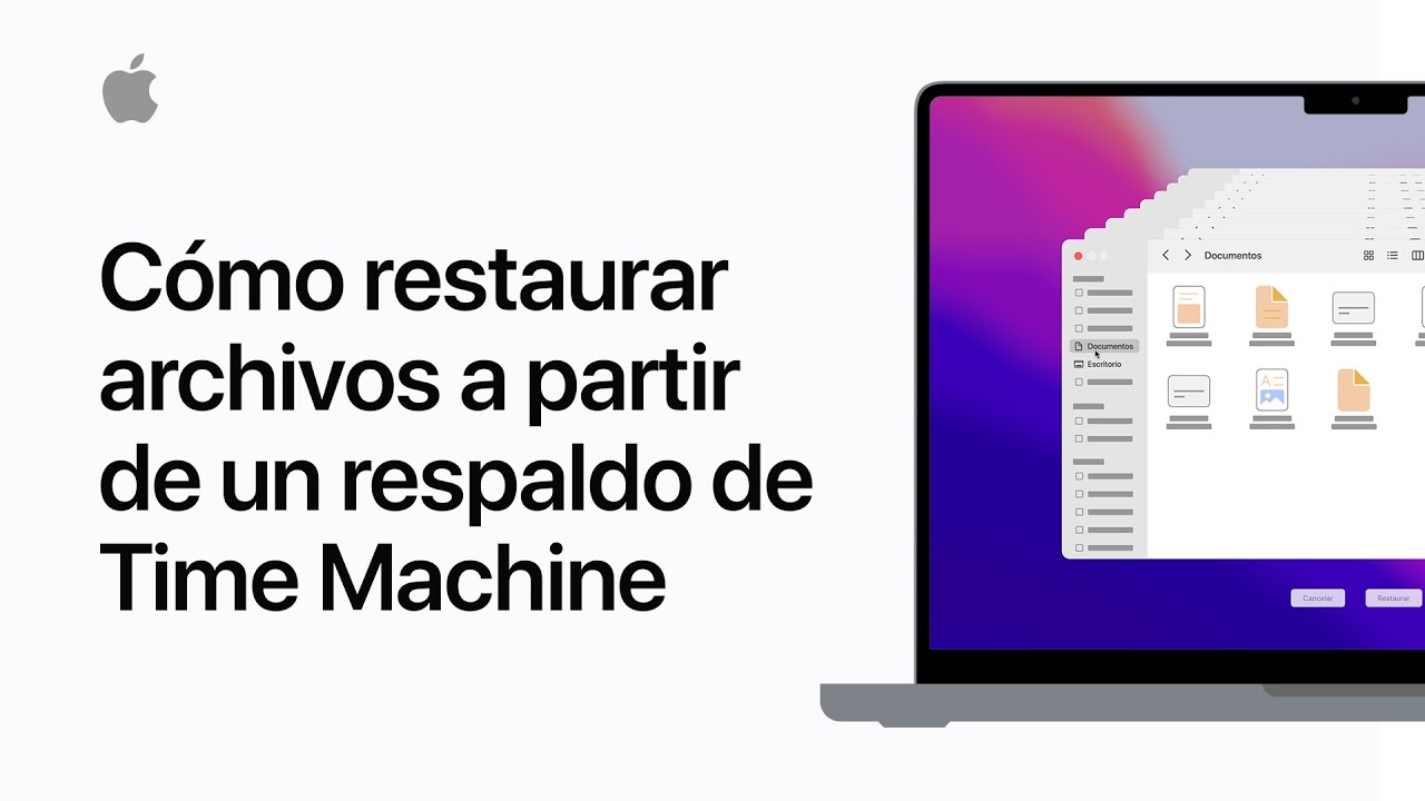 C&oacute;mo restaurar archivos a partir de un respaldo de Time&nbsp;Machine | Soporte t&eacute;cnico de Apple