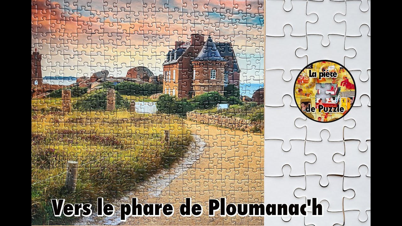 un puzzle de 500 pièces sur ploumanac'h pour m'entrainer