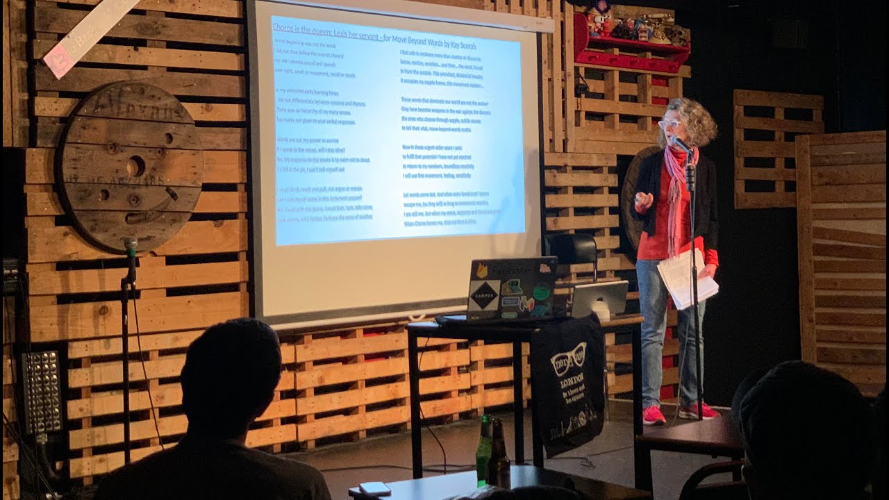 Kay Scorah – Sensorimotor intentionality (Nerd Nite London 15 March 2023)