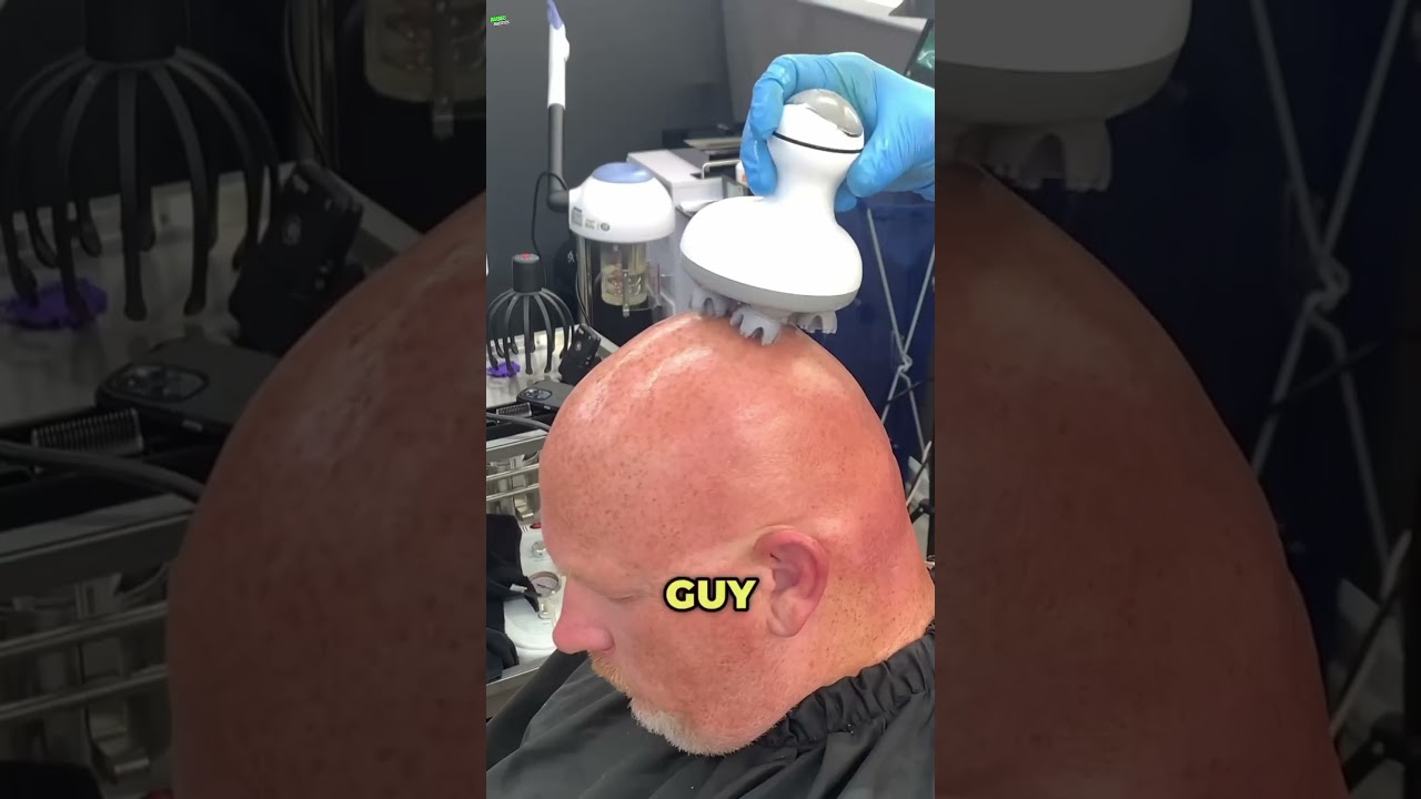 Bald Head Facial Treatment is Universal 😱 #asmr #headmassage