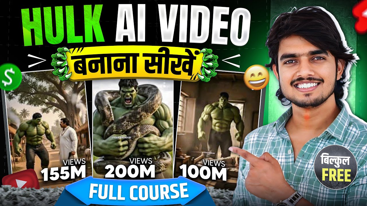 How To Create Perfect HULK Ai Videos (Full Course)✅ Ai Se Video Kaise Banaye | Ai video kaise banaye
