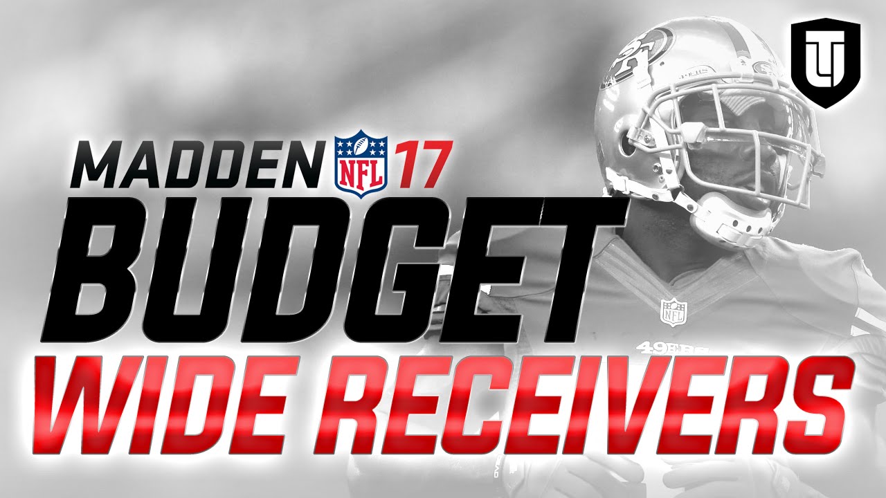 MUT 17 BUDGET: How to Get THE BEST WIDE RECEIVERS on a 10k BUDGET in Madden 17 Ultimate Team!