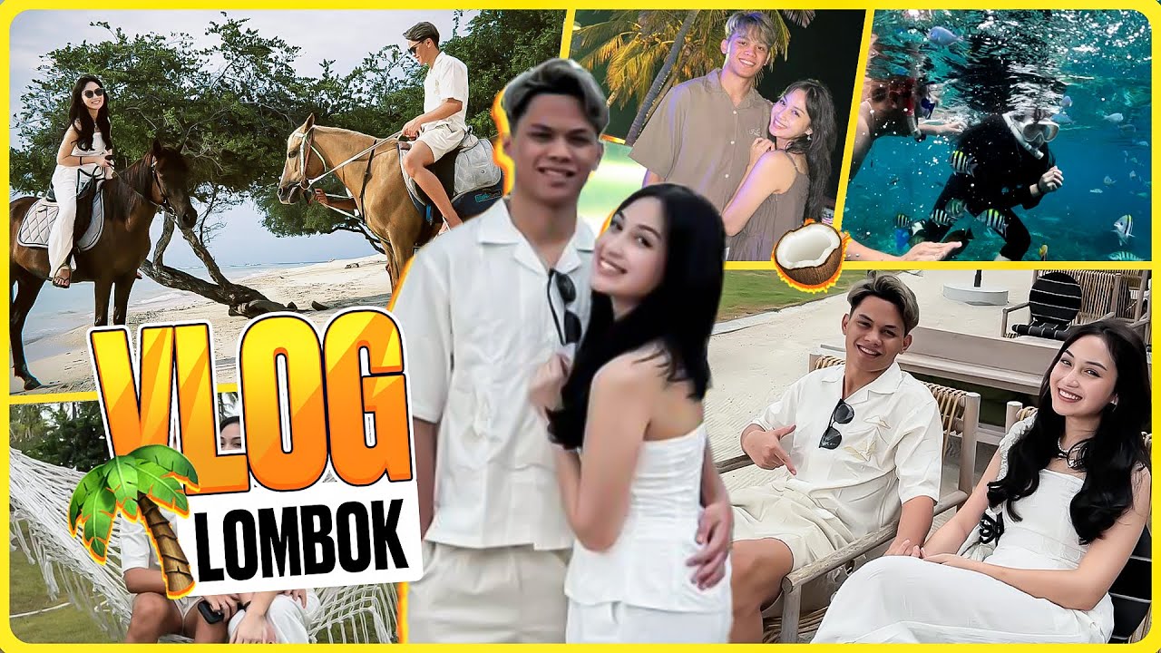 LOMBOK VLOG SKYLAR DYFFAA - HONEYMOON SEBELUM M7