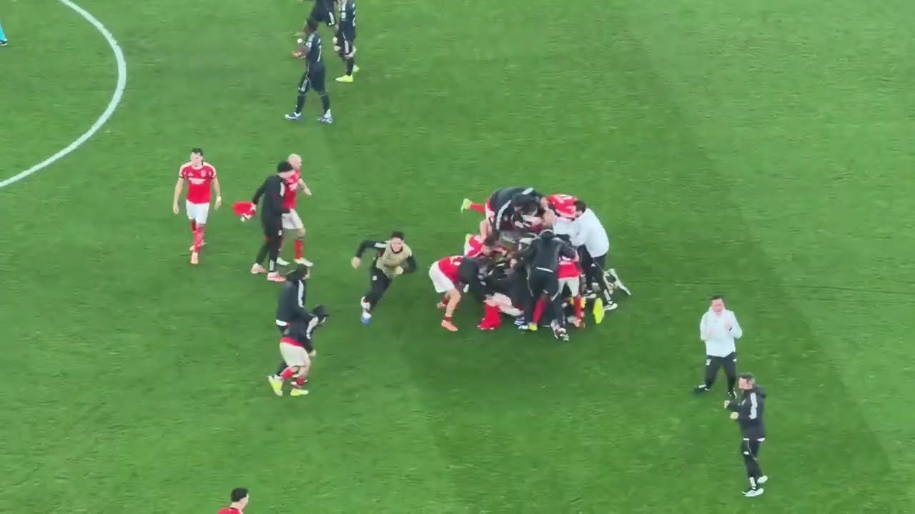 Trubin goalkeeper. The best angle. Goal of the year in Champions League. Benfica vs Real Madrid 4-2