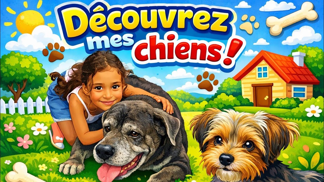 Neïneï et ses deux chiens