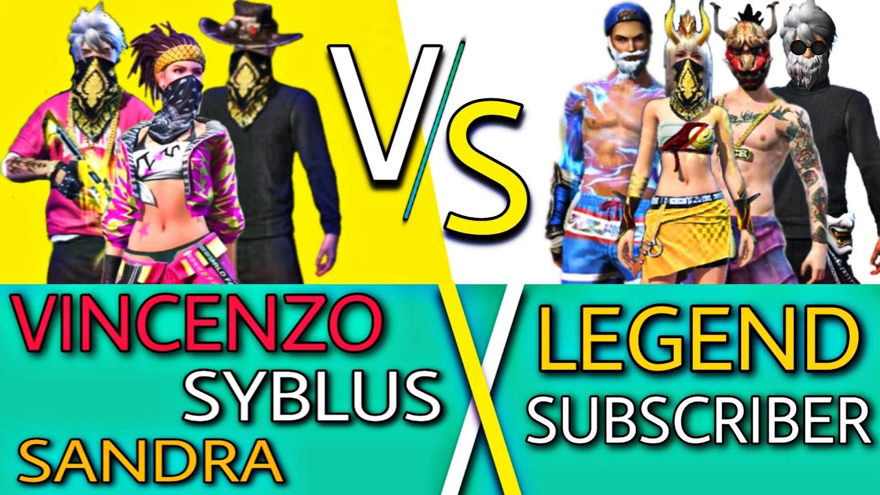 VINCENZO | SYBLUS | SANDRA VS LEGEND SUBSCRIBERS Clash Squad Custom Match || See and Enjoy 🎯📌🇦🇱