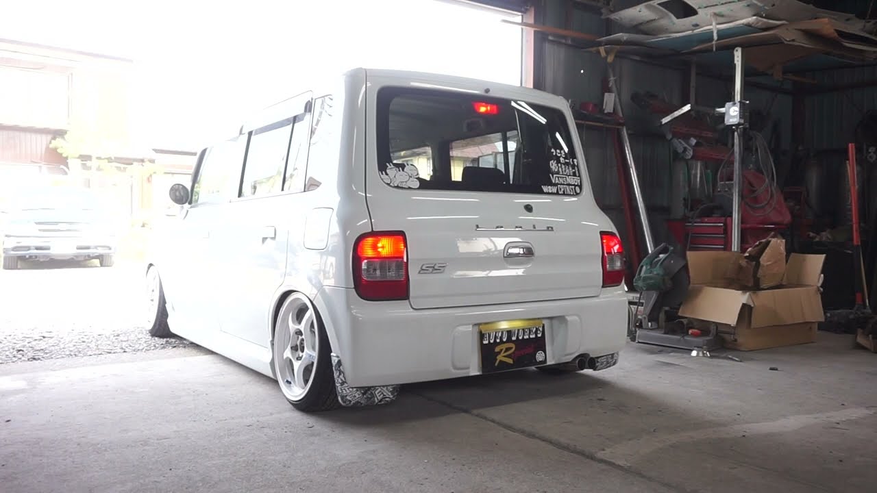 【AUTO WORK'S R ワンオフマフラー】スズキ　ラパン　HE21S