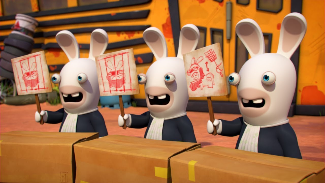Les Lapins Crétins Invasion - Tribunal crétin (S3E17)