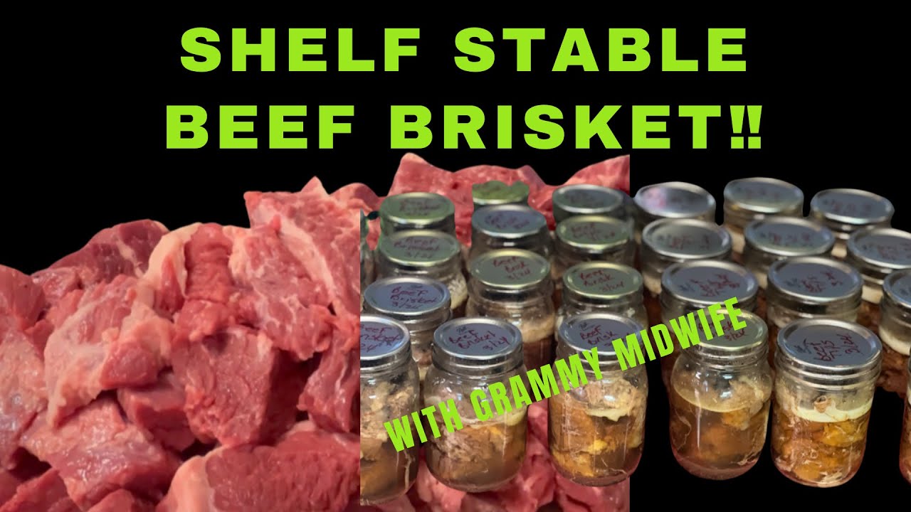 Shelf stable beef brisket‼️ #canning