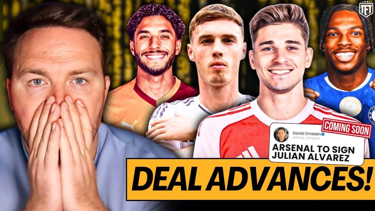 Arsenal Closing In on Álvarez?✅ Palmer to Man Utd UPDATE❌ Chelsea to LAND Jacquet! Marmoush EXIT⌛✍️