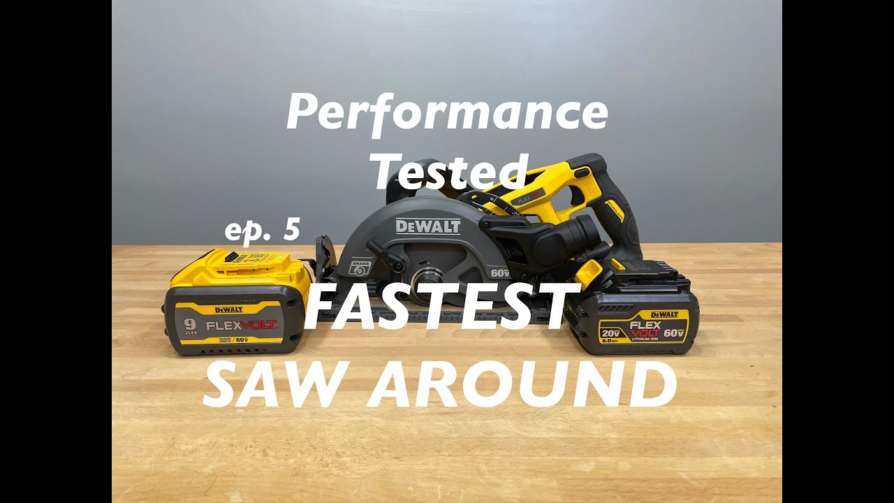 DeWALT FLEXVOLT 60V 7-1/4 IN. Worm drive style rear handle circular saw review  | Circ saw ep.5