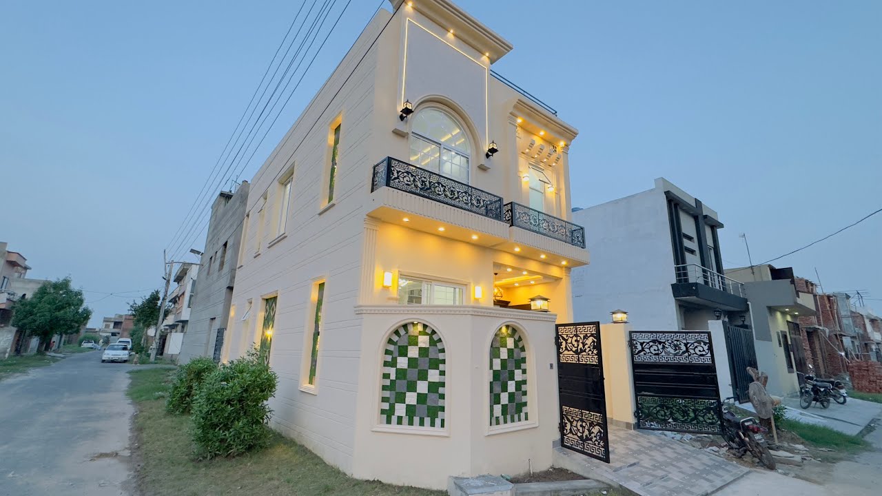 3 Marla Corner House For Sale in Lahore | Al Haram Garden | Spanish House | 0340-4243142