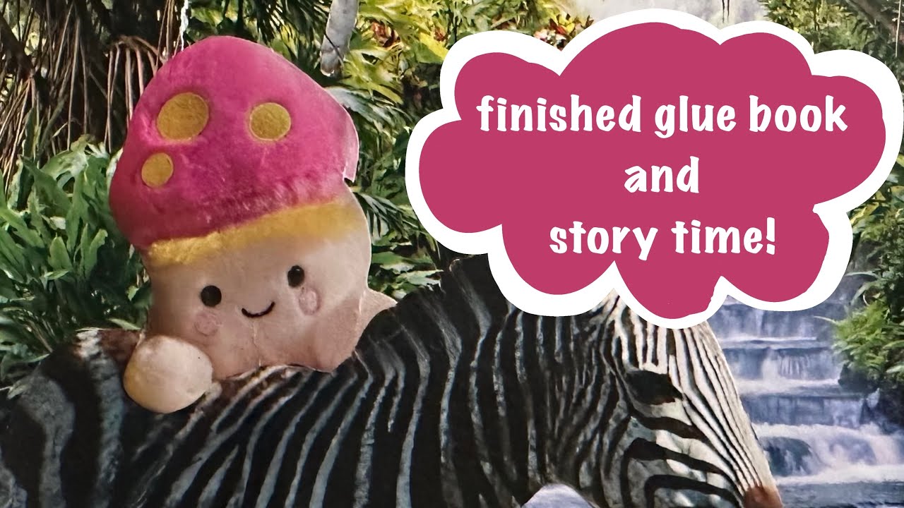 this glue book is finished! settle in for pages and stories! #gluebookjanuary #flipthroughfriday