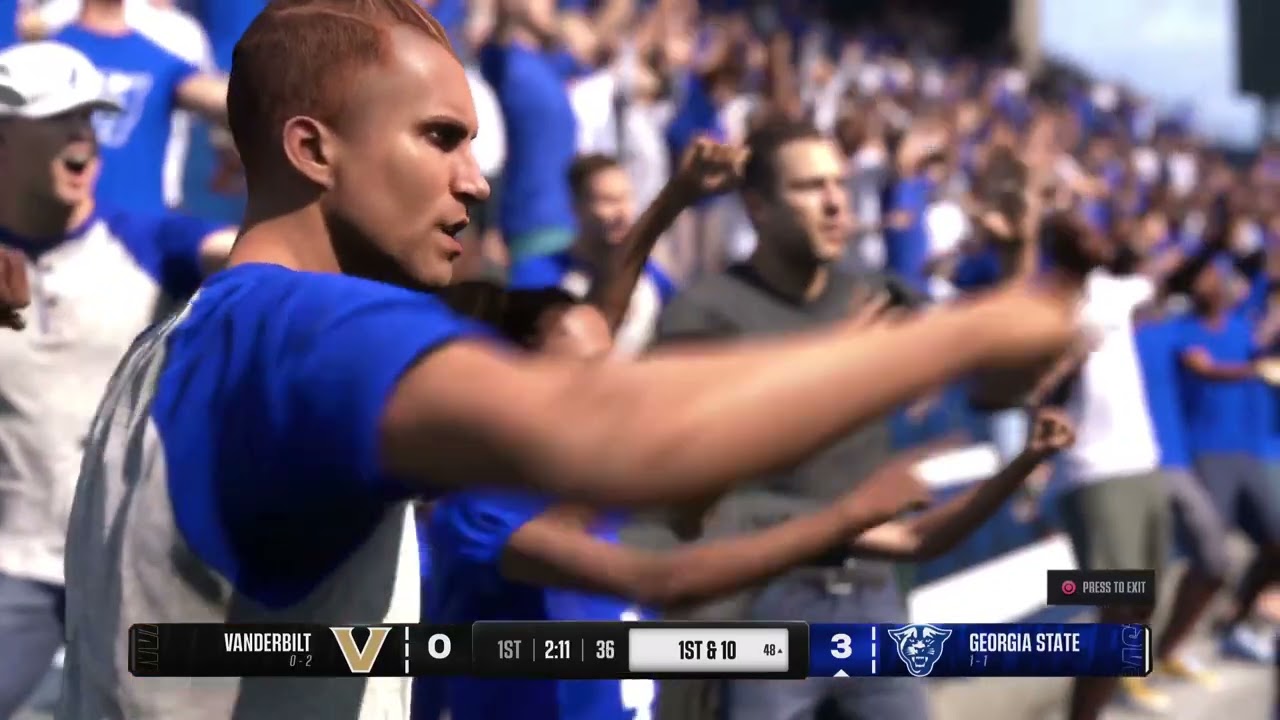 Game 3 Michael Lee's career: Vanderbilt @ Georgia State September 14, 2024