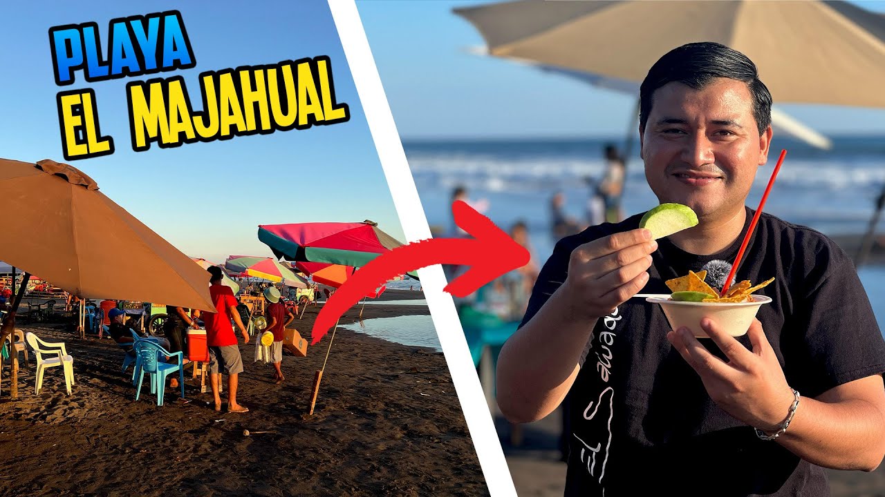 PLAYA EL MAJAHUAL de las mas visitadas EN EL SALVADOR | Minutas y cocteles