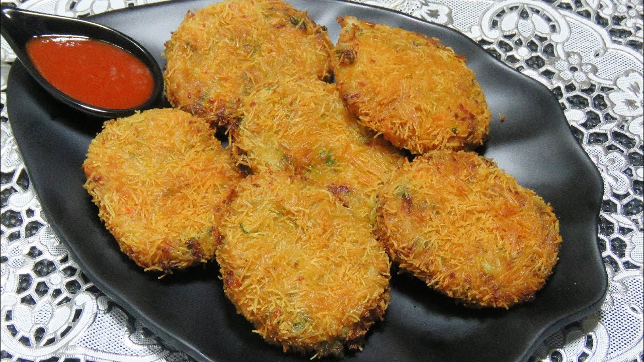 Veg Russian cutlet by sheeba's kitchen / Veg cutlet / Party style Russian cutlet / Iftar recipe