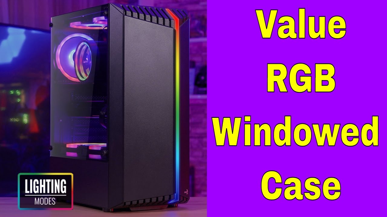 Its got the looks, but is it any good? 🌈 Aerocool Bionc v2 RGB MID TOWER CASE REVIEW ⌨🖥🕹💨
