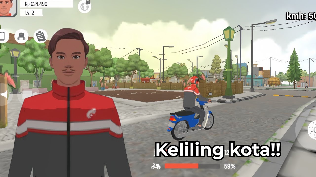 Ngojek + keliling kota - Ojol Life Simulator Indonesia