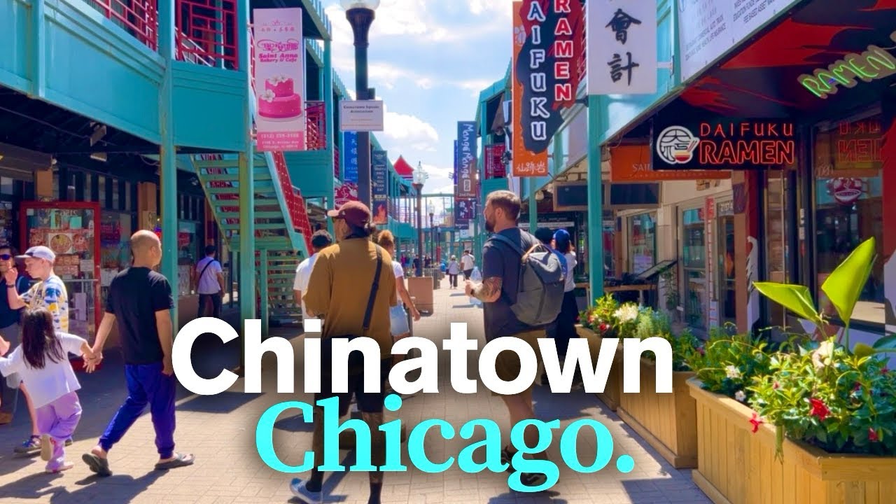 ☀️Chinatown Chicago 2025 | Chinatown Neighborhood Walk | Chinatown Square Chicago