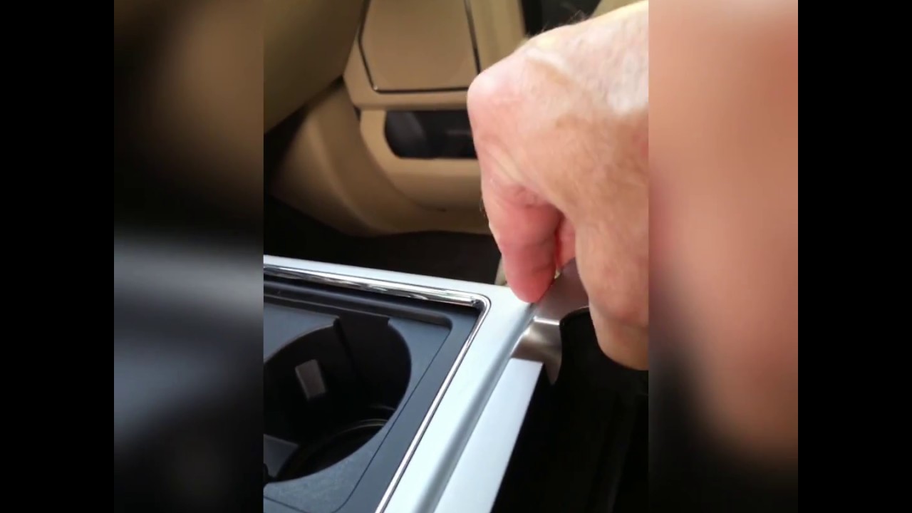 2018 Ford F-150 - Removing the Cup Holders to access the Center Console.