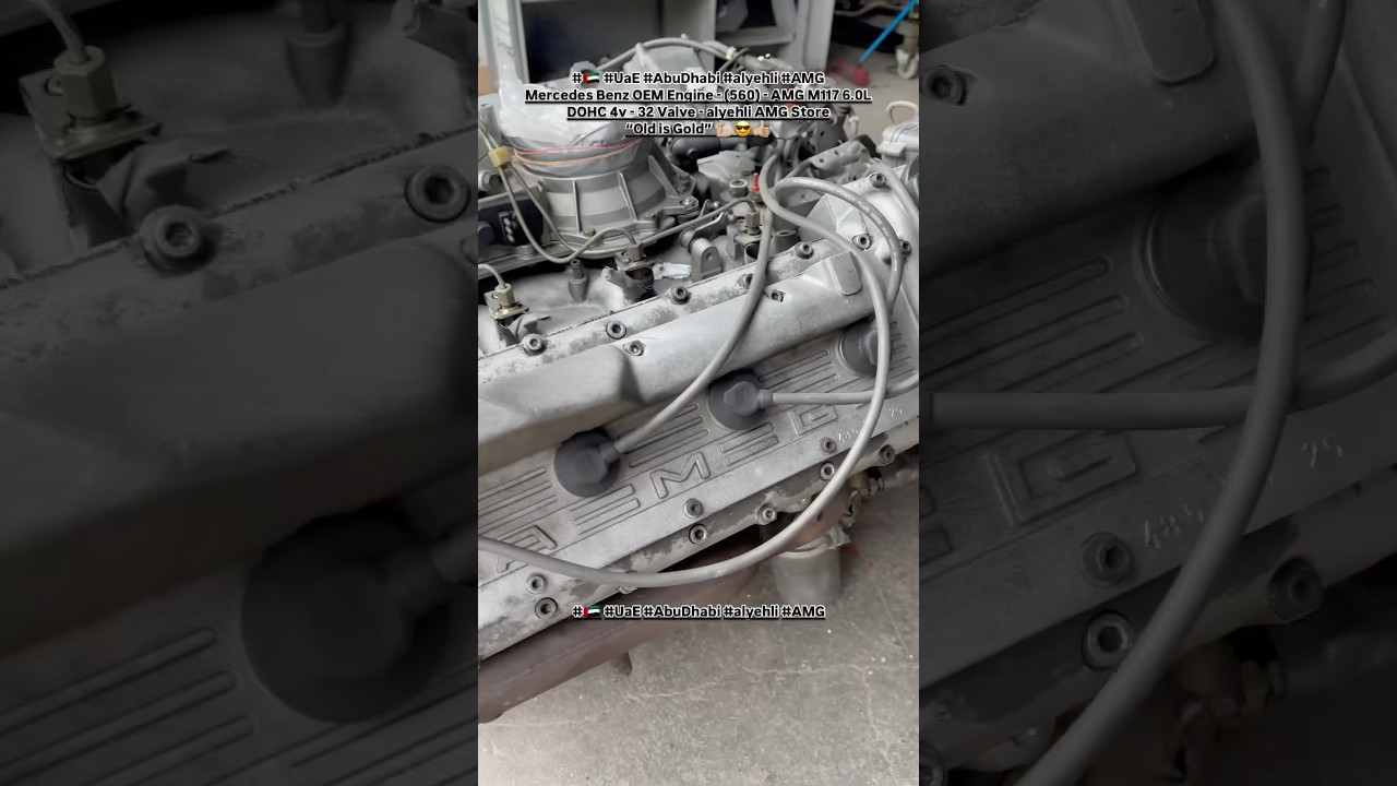 Mercedes Benz OEM Engine - (560) - #AMG M117 6.0L DOHC 4v - 32 Valve - #alyehli #alyehliparts