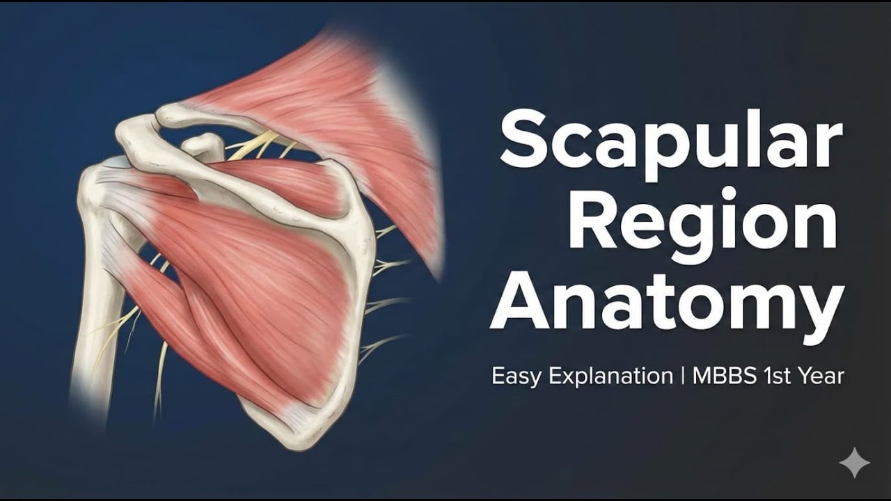 Scapular Region Anatomy | Easy Explanation