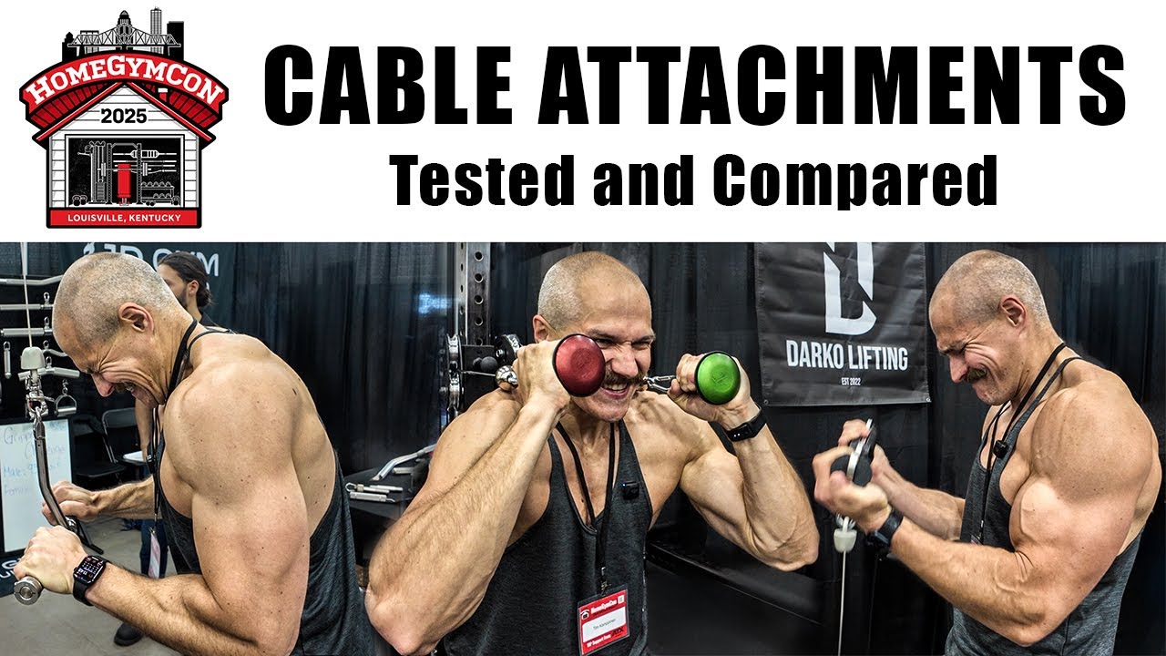 Best CABLE ATTACHMENTS at Home Gym Con 2025 - Porter PhysEd, JD Gym Equipped, and Darko Lifting