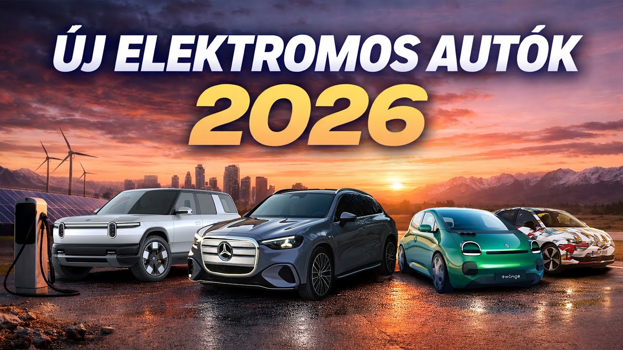 Ütős autók érkeznek 2026-ban