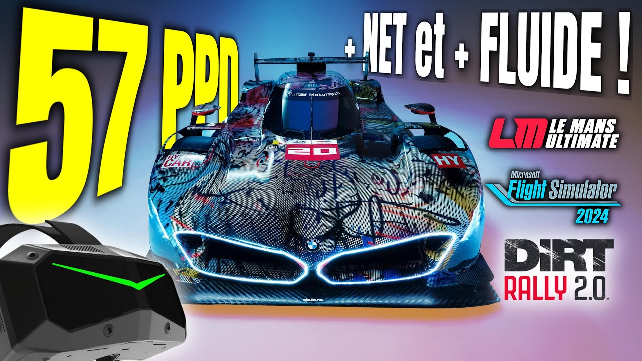 Le casque VR Pimax Crystal SUPER à 57 PPD est plus NET et plus FLUIDE ! Comment ça se fait ?