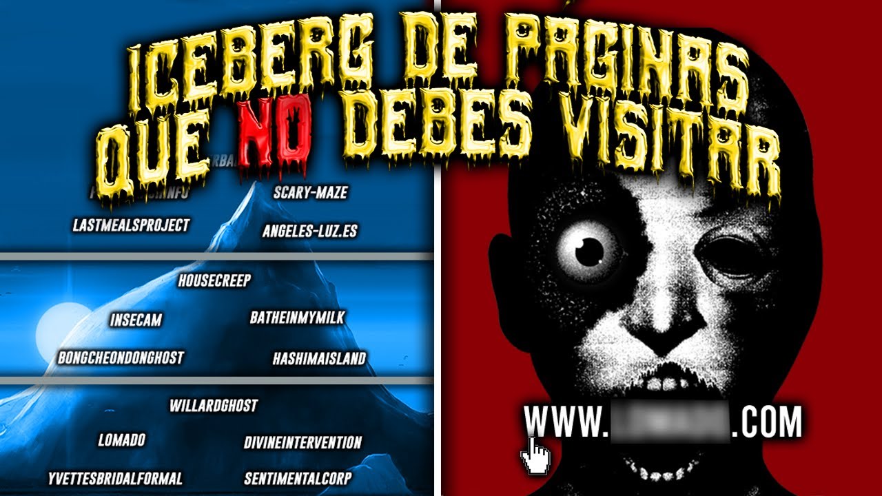 EL ICEBERG DE LAS PÁGINAS WEB QUE NO DEBERÍAS VISITAR