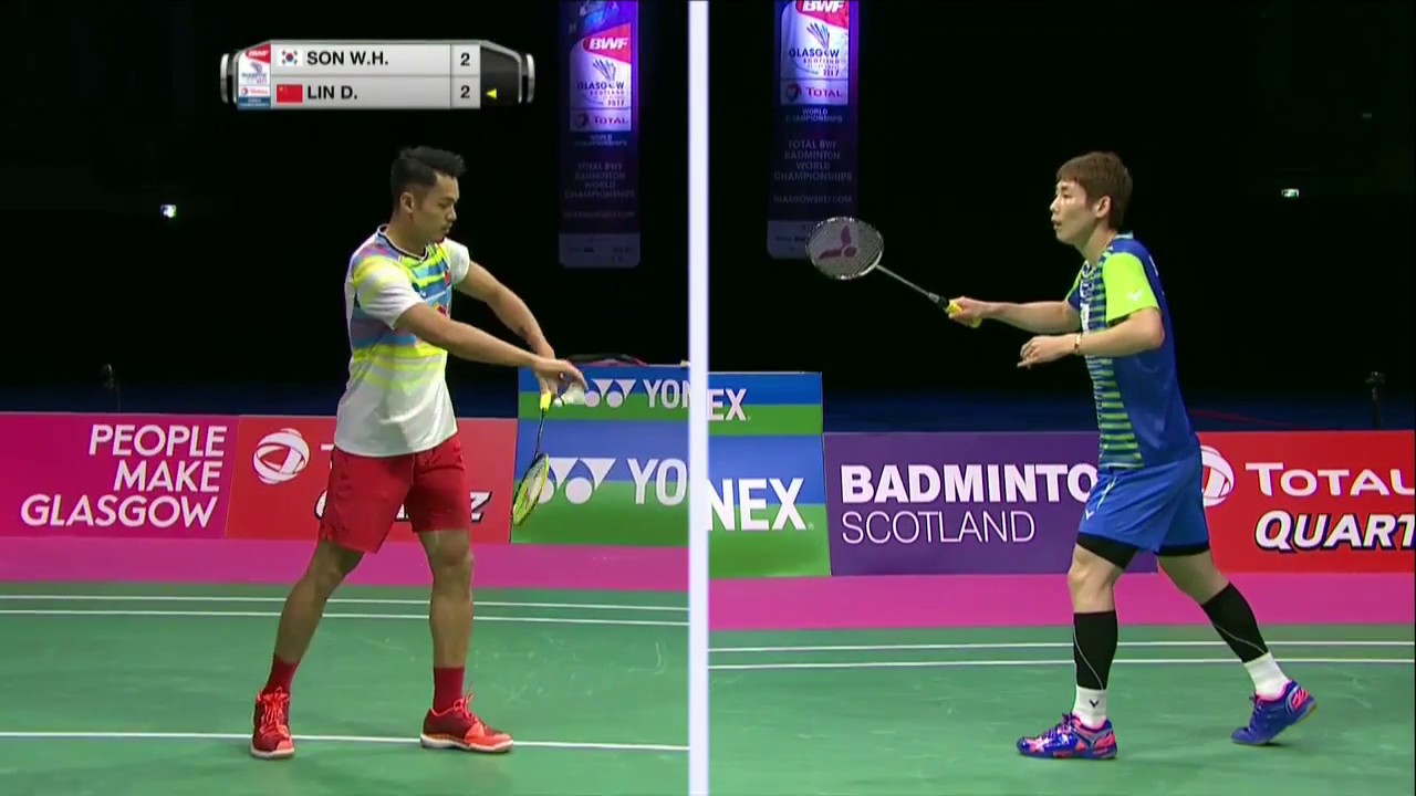 TOTAL BWF World Championships 2017 | Badminton SF M6-MS | Son Wan Ho vs Lin Dan