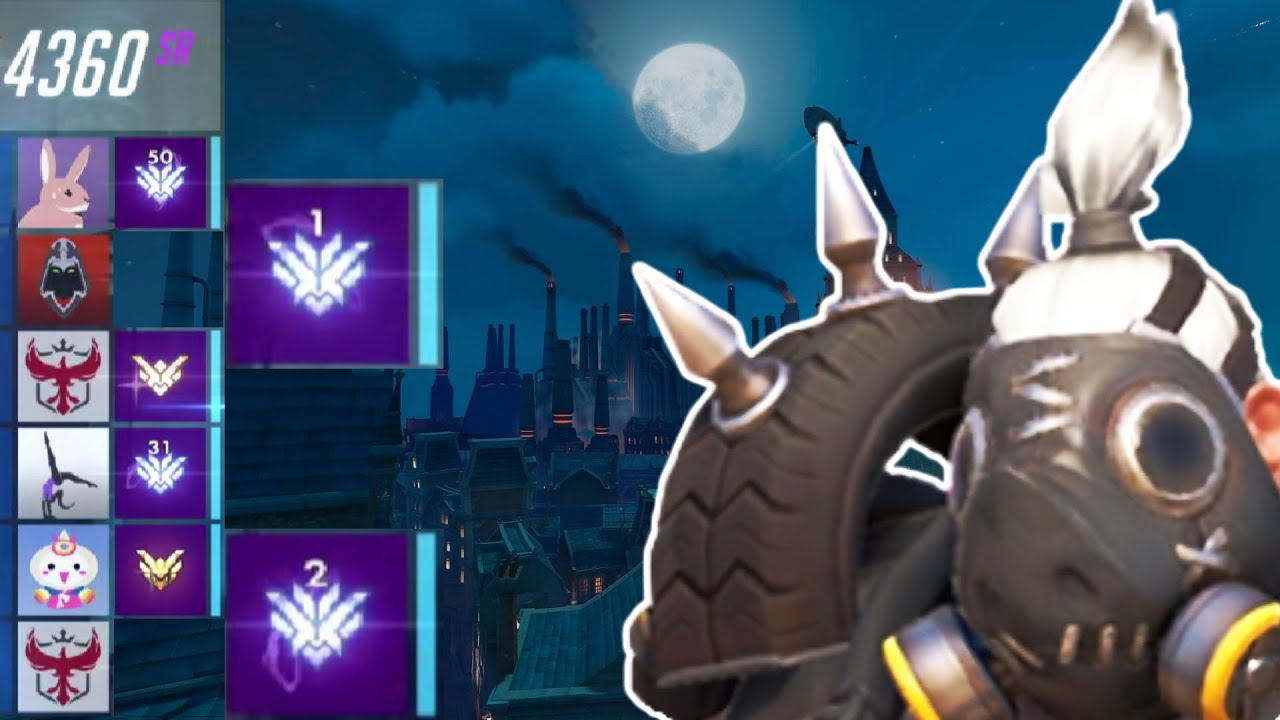 KING'S ROW BUT ROADHOG, WITH RANK #1 & RANK #2 - Overwatch
