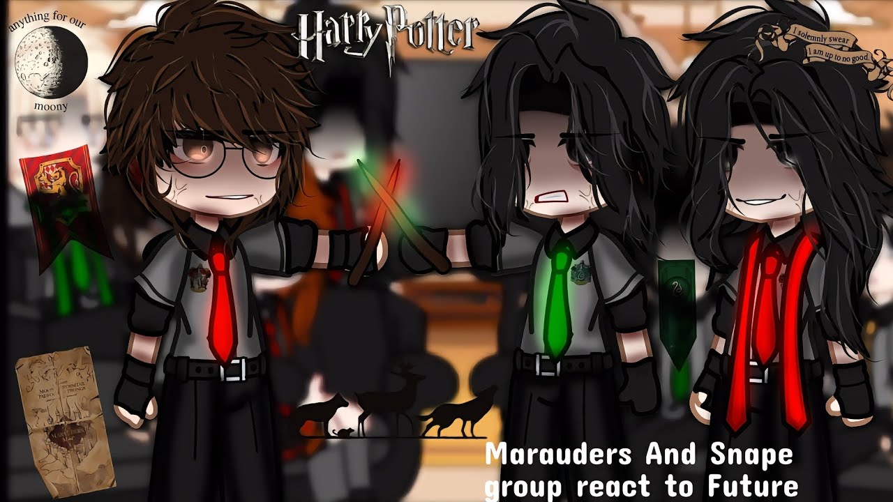 Marauder's +Somecc React to Future [NO SHIP] [CANON SHIPS]GachaClub|GachaLife|HarryPotter|Kinemaster