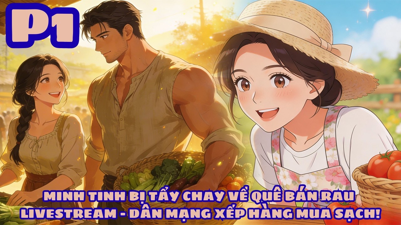 MINH TINH BỊ TẨY CHAY VỀ QUÊ BÁN RAU LIVESTREAM – DÂN MẠNG XẾP HÀNG MUA SẠCH! - P1