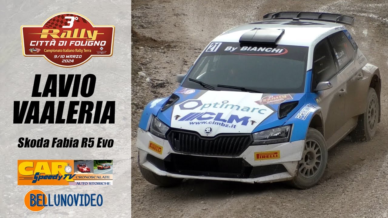 Rally città di Foligno 2024 || Jaakko Lavio - Samu Eemeli Vaaleria || Skoda Fabia R5 Evo