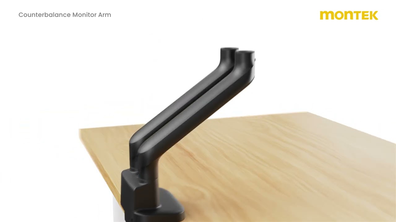 monTEK Dual Monitor Arm Installation Guide——MA1011BK-D